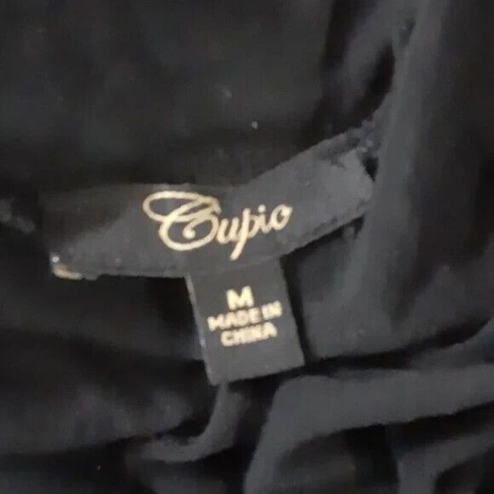 Cupio size medium black cold shoulder dress * - Picture 13 of 15